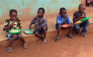 Porridge op Samalani School